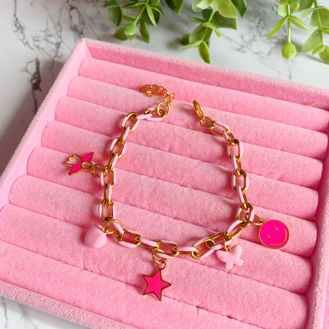 Bracciale party pink